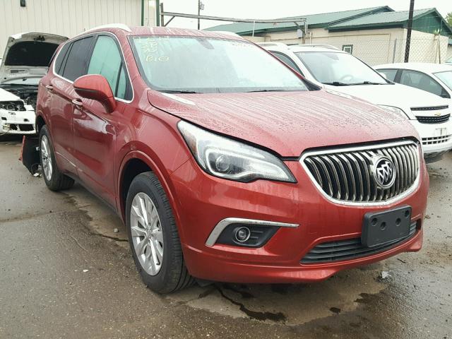 LRBFXBSA9HD103640 - 2017 BUICK ENVISION E RED photo 1