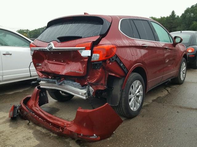 LRBFXBSA9HD103640 - 2017 BUICK ENVISION E RED photo 4