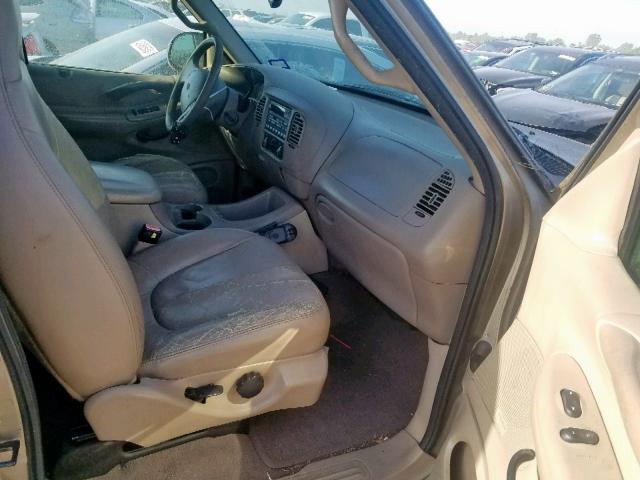 1FMRU15W81LA07479 - 2001 FORD EXPEDITION TAN photo 5