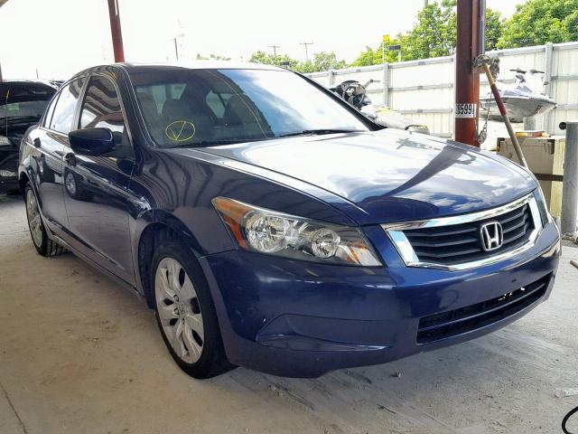 1HGCP26898A149113 - 2008 HONDA ACCORD EXL BLUE photo 1