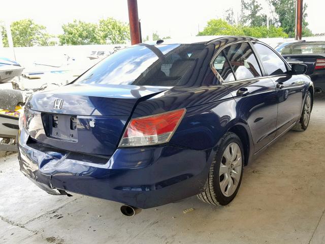 1HGCP26898A149113 - 2008 HONDA ACCORD EXL BLUE photo 4