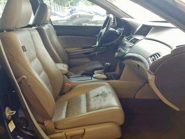 1HGCP26898A149113 - 2008 HONDA ACCORD EXL BLUE photo 5