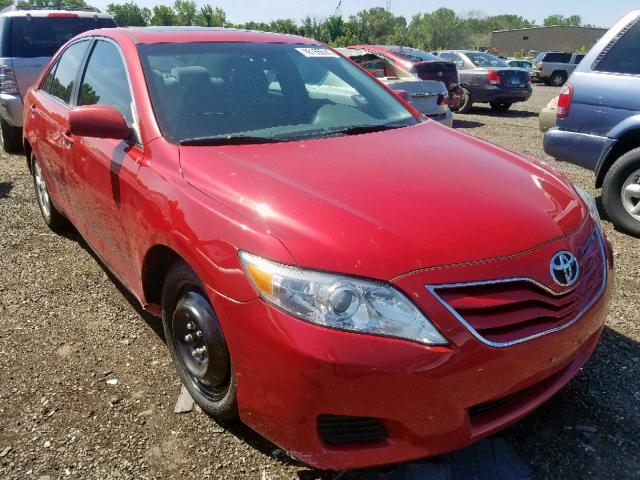 4T1BF3EK7BU142467 - 2011 TOYOTA CAMRY BASE RED photo 1