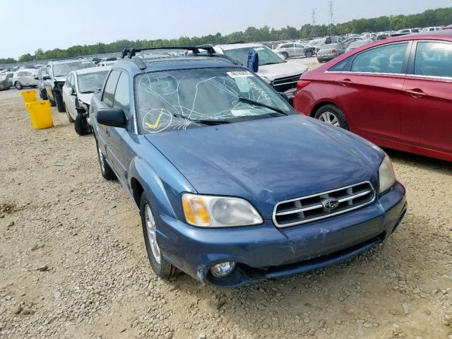 4S4BT62C767105009 - 2006 SUBARU BAJA SPORT BLUE photo 1