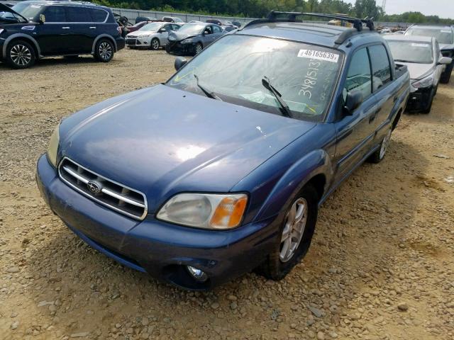 4S4BT62C767105009 - 2006 SUBARU BAJA SPORT BLUE photo 9