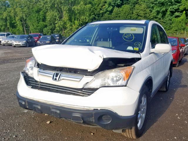 JHLRE48757C018295 - 2007 HONDA CR-V EXL WHITE photo 2