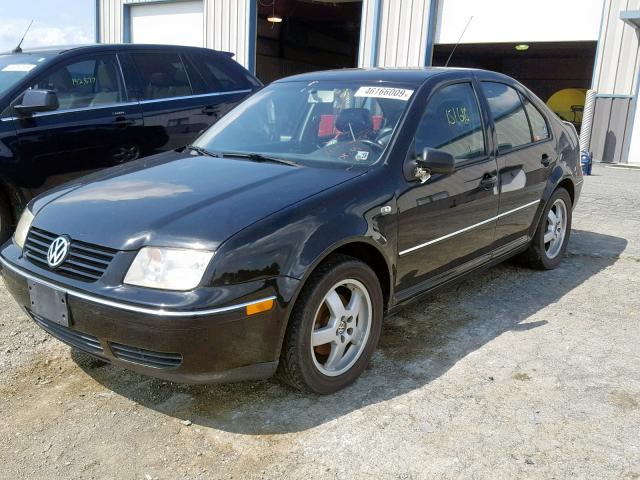 3VWSK69M74M114136 - 2004 VOLKSWAGEN JETTA GLS BLACK photo 2