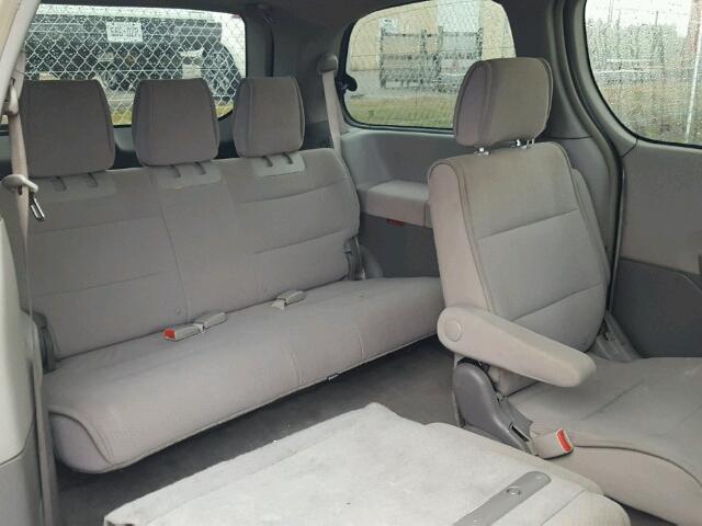 5N1BV28U67N106359 - 2007 NISSAN QUEST S SILVER photo 6