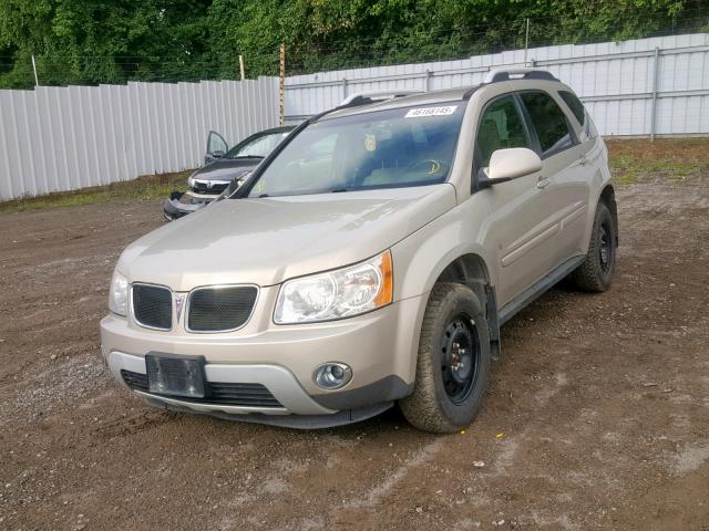 2CKDL33F996211530 - 2009 PONTIAC TORRENT BEIGE photo 2