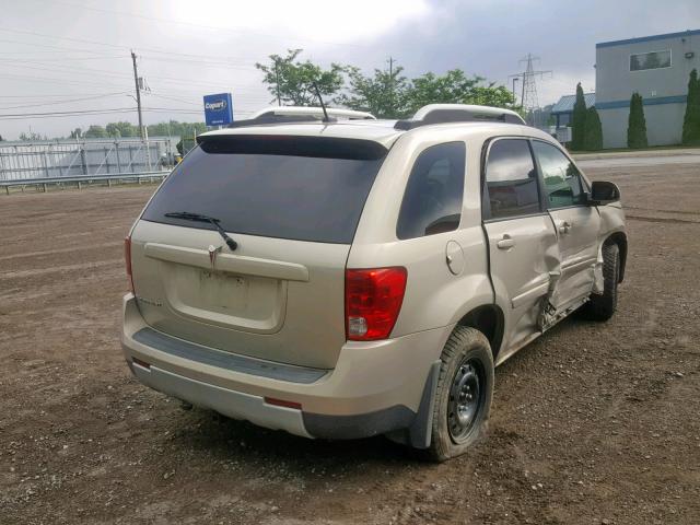 2CKDL33F996211530 - 2009 PONTIAC TORRENT BEIGE photo 4