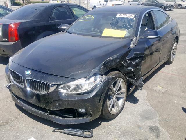 WBA4A9C54GG505032 - 2016 BMW 428 I GRAN BLACK photo 2