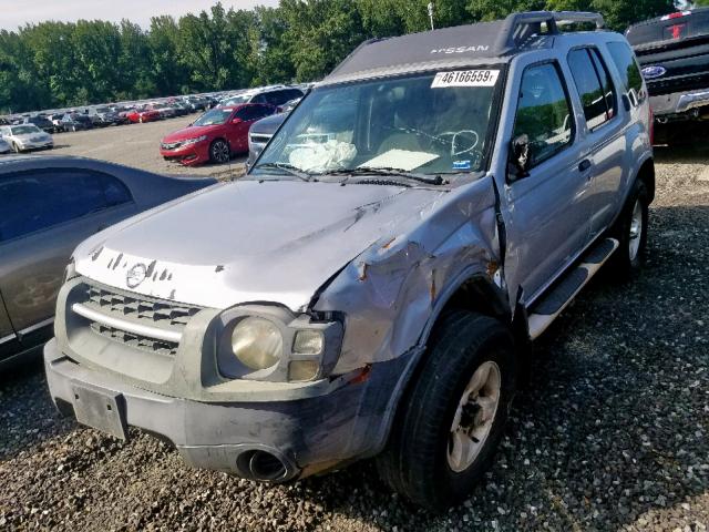 5N1ED28Y64C612445 - 2004 NISSAN XTERRA XE SILVER photo 2