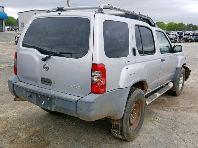 5N1ED28Y64C612445 - 2004 NISSAN XTERRA XE SILVER photo 4