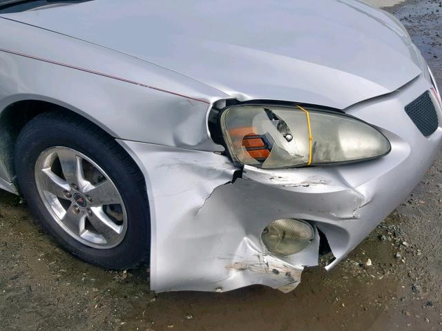 2G2WS522151288658 - 2005 PONTIAC GRAND PRIX SILVER photo 9