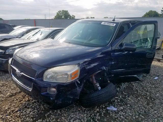 1GNDV23LB6D154633 - 2006 CHEVROLET UPLANDER L 蓝色 照片 2