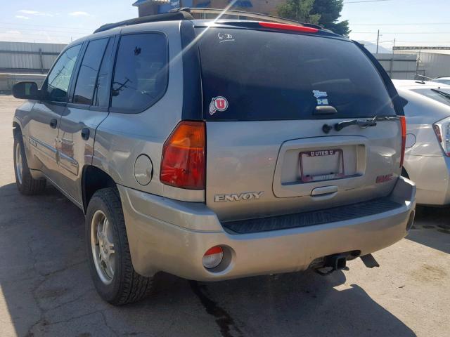 1GKDT13S922444081 - 2002 GMC ENVOY SILVER photo 3