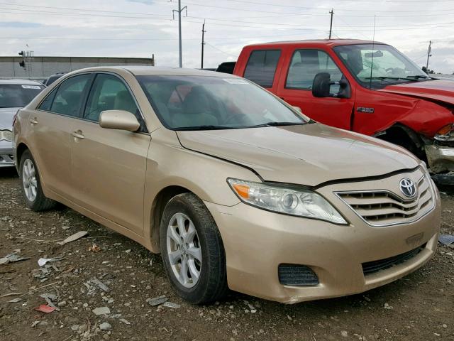 4T1BF3EK2BU170953 - 2011 TOYOTA CAMRY BASE GOLD photo 1