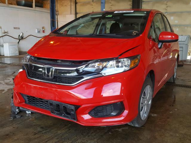 3HGGK5H58JM724427 - 2018 HONDA FIT LX RED photo 2