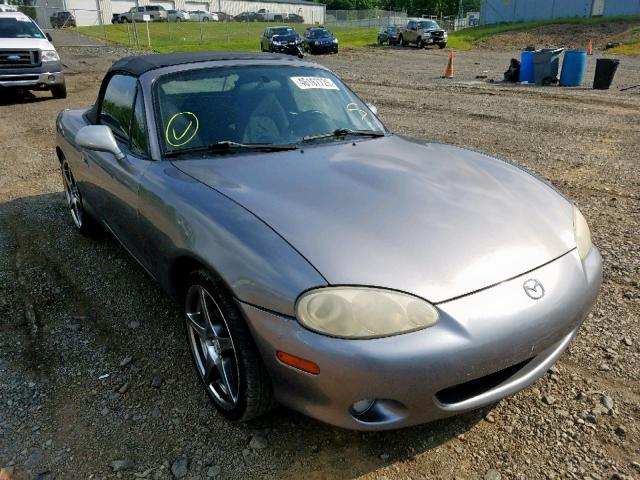 JM1NB353630307150 - 2003 MAZDA MX-5 MIATA GRAY photo 1