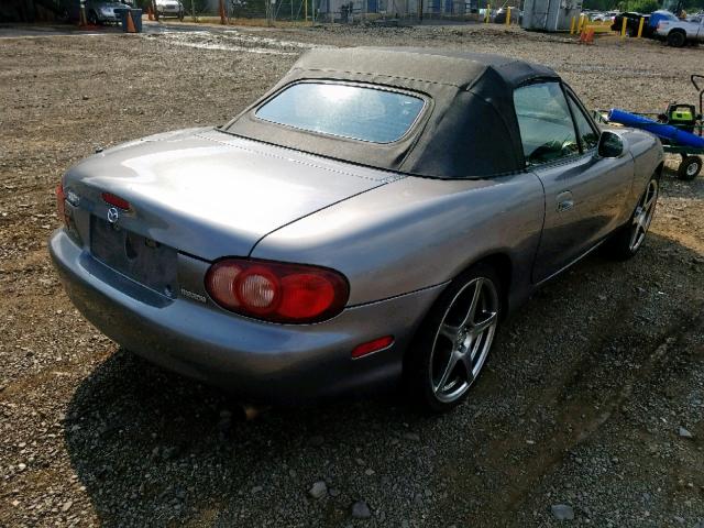 JM1NB353630307150 - 2003 MAZDA MX-5 MIATA GRAY photo 4