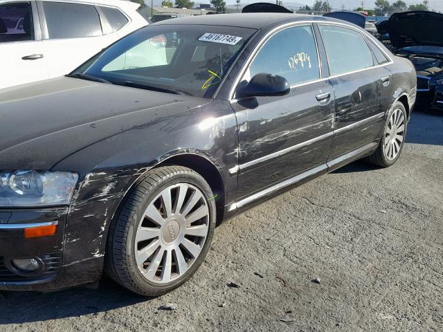 WAUMV44E57N015927 - 2007 AUDI A8 L QUATT BLACK photo 10