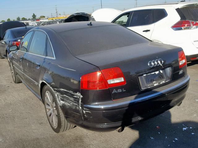 WAUMV44E57N015927 - 2007 AUDI A8 L QUATT BLACK photo 3