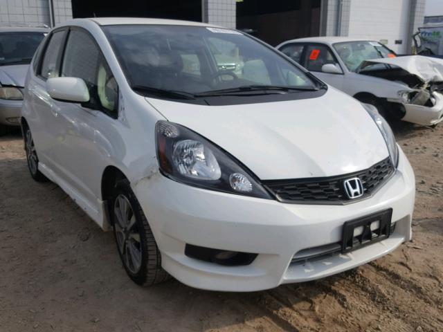 JHMGE8H53DC074126 - 2013 HONDA FIT SPORT WHITE photo 1