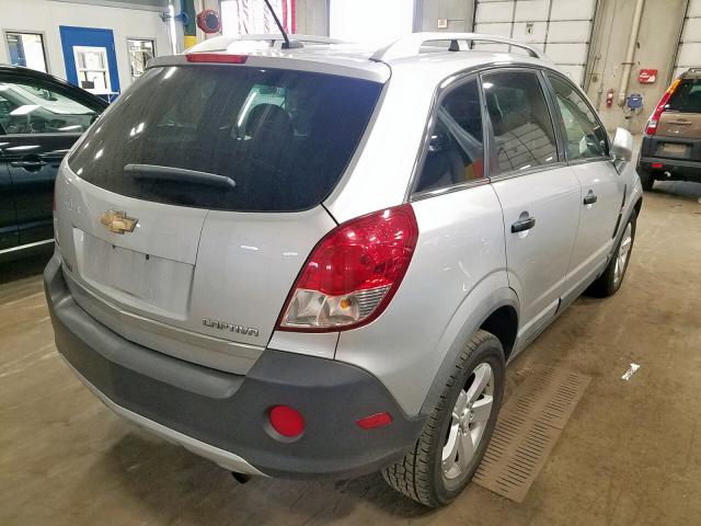 3GNAL2EK3CS606463 - 2012 CHEVROLET CAPTIVA SP GRAY photo 4