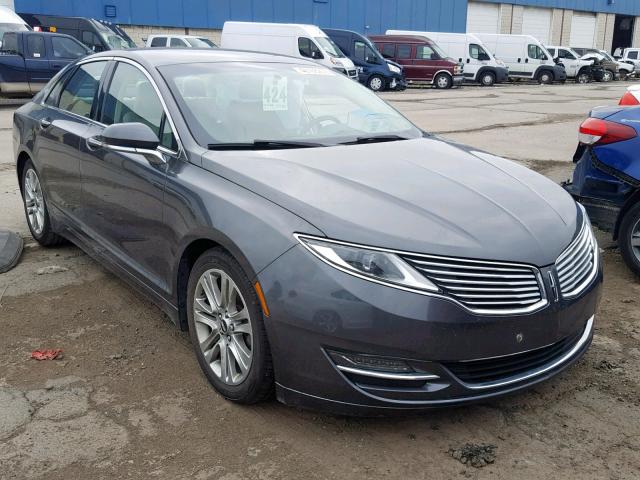 3LN6L2LU6FR607679 - 2015 LINCOLN MKZ HYBRID GRAY photo 1