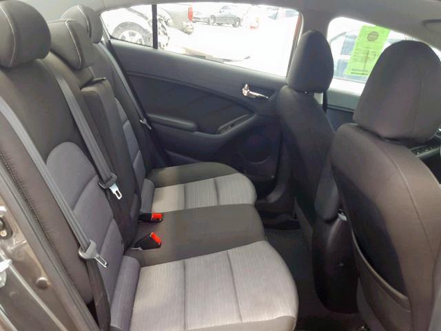 KNAFX4A83E5089166 - 2014 KIA FORTE EX GRAY photo 6