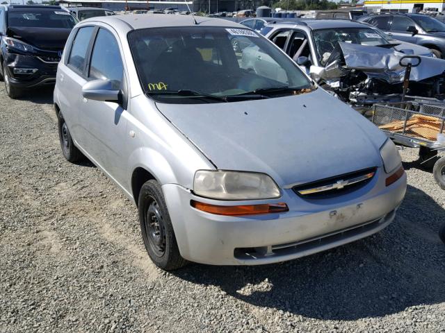 KL1TD62685B362781 - 2005 CHEVROLET AVEO BASE Сұр фото 1