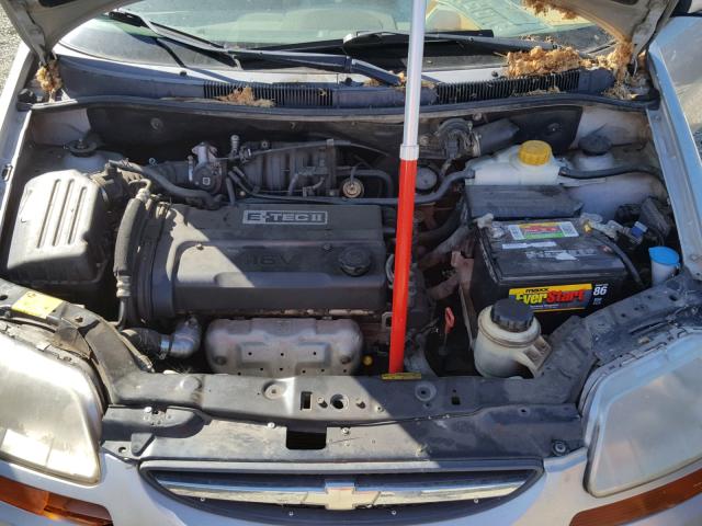 KL1TD62685B362781 - 2005 CHEVROLET AVEO BASE Сұр фото 7