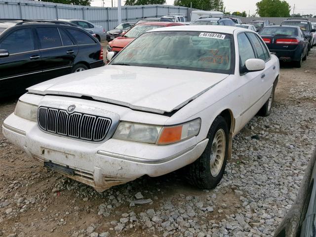 2MEFM75W5YX685404 - 2000 MERCURY GRAND MARQ WHITE photo 2