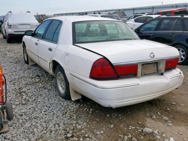 2MEFM75W5YX685404 - 2000 MERCURY GRAND MARQ WHITE photo 3