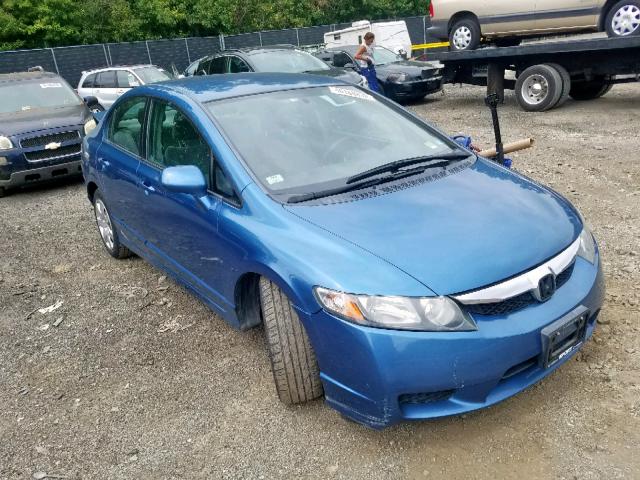 2HGFA1F54AH573790 - 2010 HONDA CIVIC LX BLUE photo 1