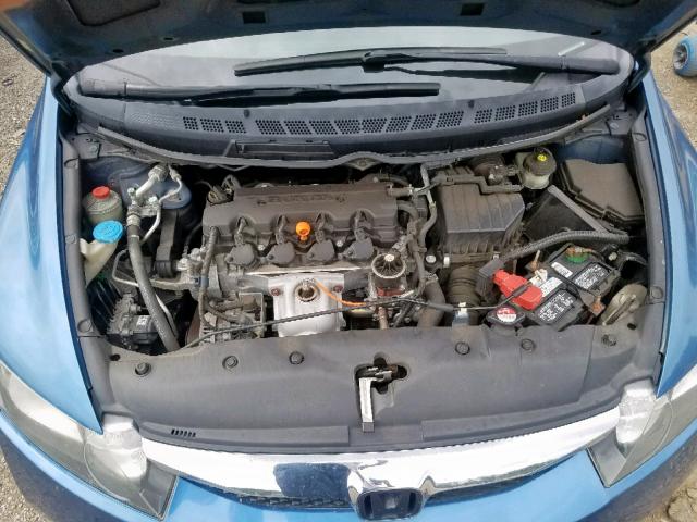 2HGFA1F54AH573790 - 2010 HONDA CIVIC LX BLUE photo 7