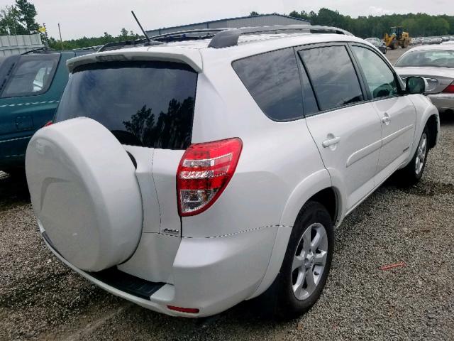 2T3DF4DV1AW073159 - 2010 TOYOTA RAV4 LIMIT WHITE photo 4