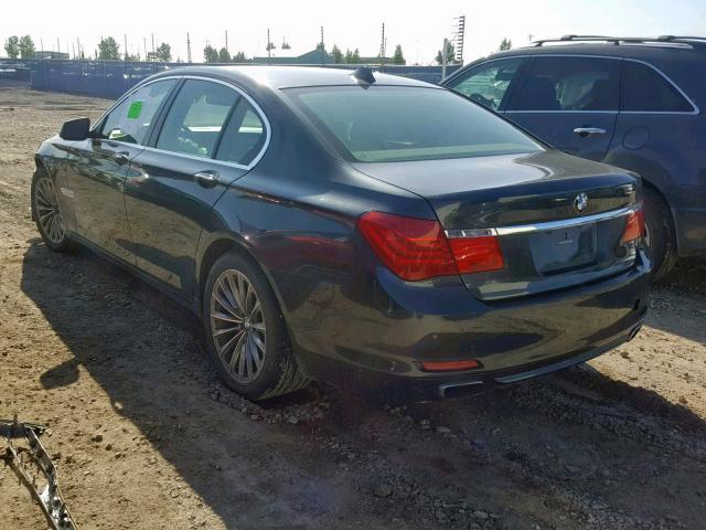 WBAKC6C53BC394506 - 2011 BMW 7 SERIES CHARCOAL photo 3