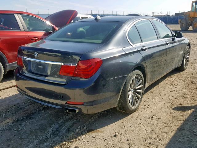 WBAKC6C53BC394506 - 2011 BMW 7 SERIES CHARCOAL photo 4