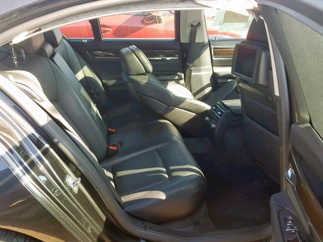 WBAKC6C53BC394506 - 2011 BMW 7 SERIES CHARCOAL photo 6