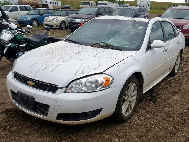 2G1WC5E33C1234586 - 2012 CHEVROLET IMPALA LTZ WHITE photo 2