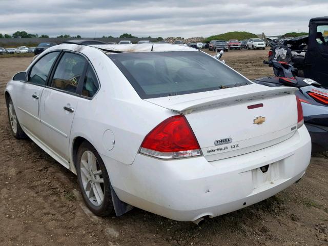 2G1WC5E33C1234586 - 2012 CHEVROLET IMPALA LTZ WHITE photo 3