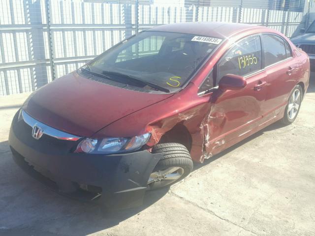 2HGFA1F6XBH528184 - 2011 HONDA CIVIC LX-S 红色 照片 2