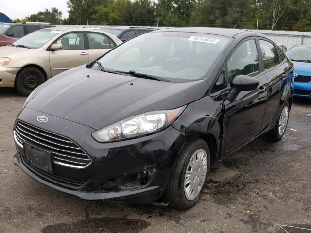 3FADP4AJ9EM142529 - 2014 FORD FIESTA S BLACK photo 2