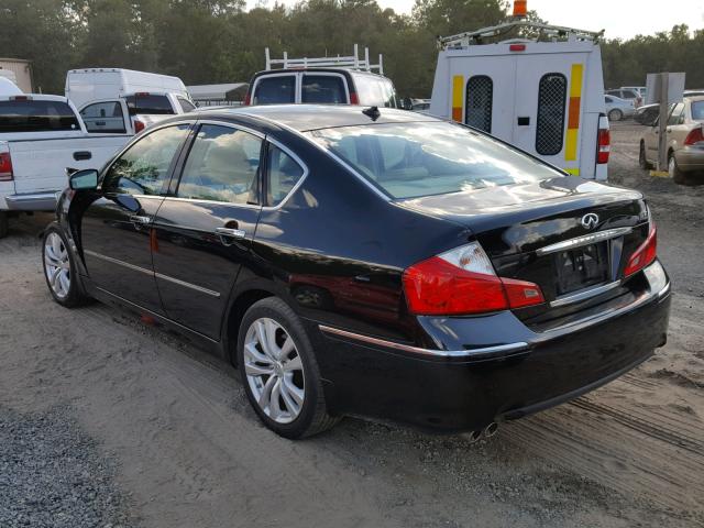 JN1CY0AP7AM911683 - 2010 INFINITI M35 BASE BLACK photo 3