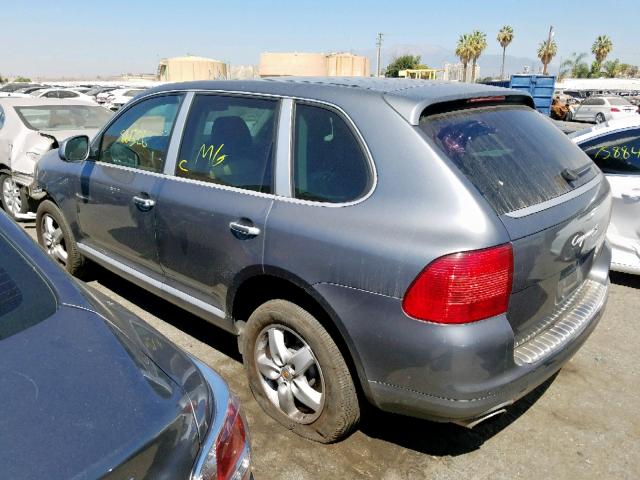 WP1AB29P25LA62854 - 2005 PORSCHE CAYENNE S GRAY photo 3