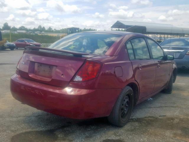 1G8AJ55F56Z159879 - 2006 SATURN ION LEVEL RED photo 4