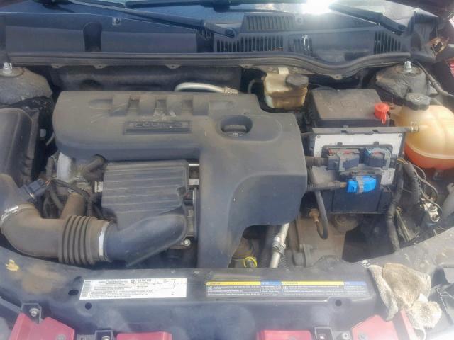 1G8AJ55F56Z159879 - 2006 SATURN ION LEVEL RED photo 7