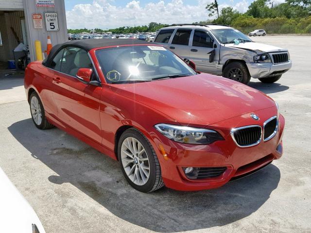 WBA1K5C50FV242735 - 2015 BMW 228 I RED photo 1