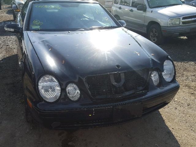 WDBLK70G12T094807 - 2002 MERCEDES-BENZ CLK 430 BLACK photo 9